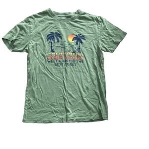 California West Coast Free State Mens Tee T-Shirt Size XS Aeropostale Graphic